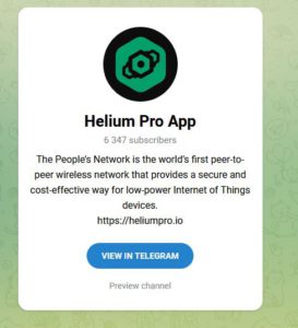 telegram Helium Pro App